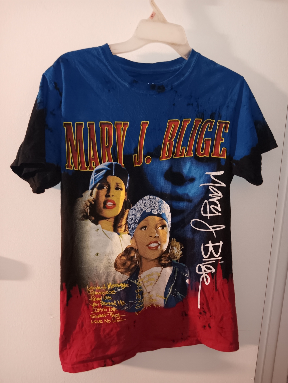 Short Sleeve Graphic Tee - Blue, Red & Black